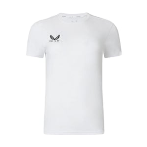 Castore Dames/Dames Logo T-shirt met korte mouwen (Briljant wit)