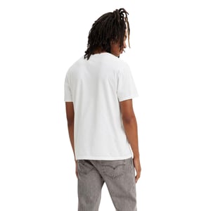 Levis Heren-T-shirt met logo en ronde hals (set van 2) (Wit)