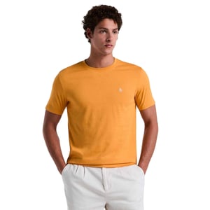 Original Penguin Heren Pete Geborduurd Logo T-Shirt (Geel)