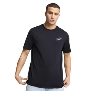 Puma Heren Essentials Klein Logo T-Shirt (Marine)