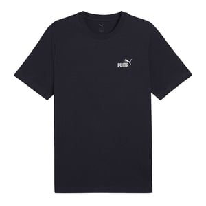 Puma Heren Essentials Klein Logo T-Shirt (Marine)