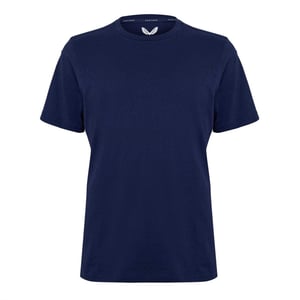 Castore Heren Vrijetijd T-shirt met korte mouwen (Peacoat)