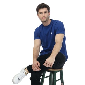 Weekend Offender Heren Bridgetown Katoenen T-Shirt (Royaal Blauw)