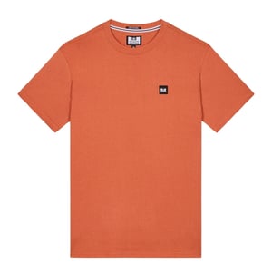 Weekend Offender Heren Strand Badge T-Shirt (Oranje)