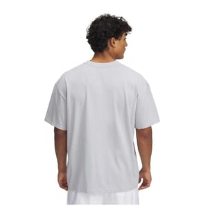 Under Armour Heren Logo Zwaargewicht Los T-shirt (Grijs)