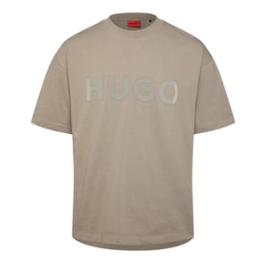 Hugo Heren Dinkee Logo Oversized T-shirt (Bruin)