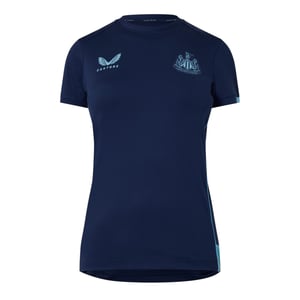 Castore Dames/Dames Newcastle United FC Sport T-shirt (Blauw)