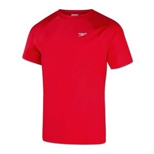 Speedo Heren Crew Neck Regular T-shirt (Rood)