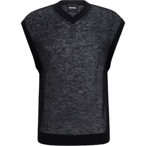 Boss Heren Lucid Crew Hals T-shirt (Zwart)