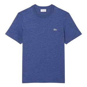 Lacoste Heren T-shirt van gemerceriseerd katoen (Marine)