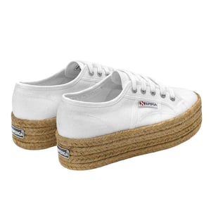 Superga Dames/Dames 2790 Touw Platform Trainers (Wit)