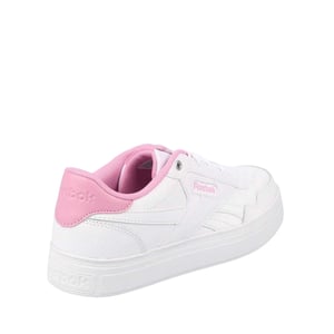Reebok Dames/Dames Court Advance Bold Leren Trainers (Wit/Roze)