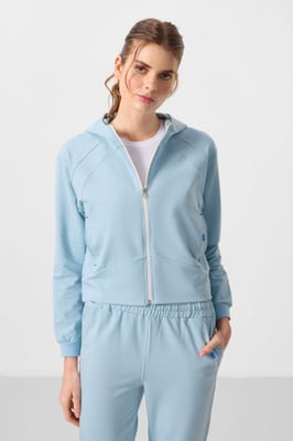 Oversized Hooded Zip Sweatshirt en Broek Set
