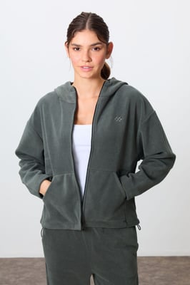 Oversized Hoodie Zipper Trainingspak Set