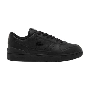 Lacoste Heren T-Clip Set Leren Trainers (Zwart)