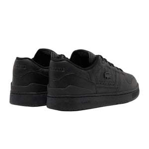 Lacoste Heren T-Clip Set Leren Trainers (Zwart)
