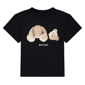 Palm Angels Kinderen/Kinderen Beer Normaal T-Shirt (Zwart/Bruin)