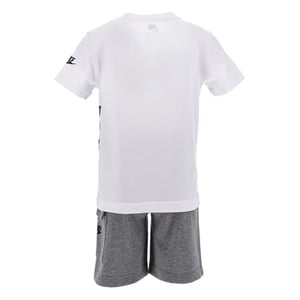 Nike Kinder Woordmerk T-Shirt & Shorts Set (Carbon Heather)