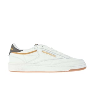 Reebok Heren Classics Club C 85 Leren Trainers (Krijt)