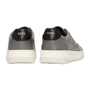 Boss Heren Baltimore Canvas Trainers (Medium Grijs)