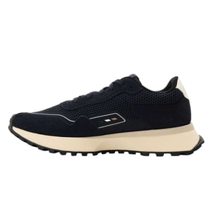 Boss Heren Jonah Suède Trainers (Donkerblauw)