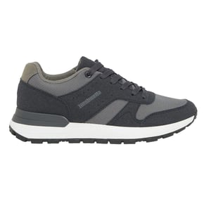Lambretta Heren Echo 2 Sailor Mesh Laaggesneden Platte Trainers (Marine/Grijs)