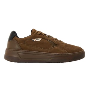 Boss Heren Baltimore Canvas Trainers (Donkergroen)