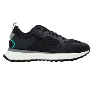 Boss Heren Jonah Reflecterende Mesh Sportschoenen (Donkerblauw)
