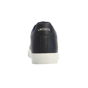 Lacoste Heren Lerond Set Croc Leather Flat Trainers (Marine / Wit)
