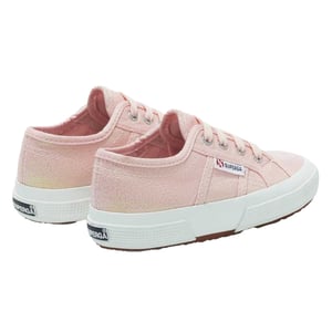 Superga Kinderen 2750 Lamej metallic platte schoenen (Roze Ish iriserend)
