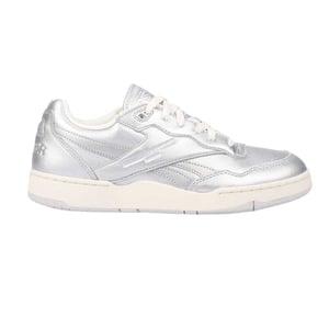 Reebok Heren BB 4000 II sneakers van metallic leer (Zilver)