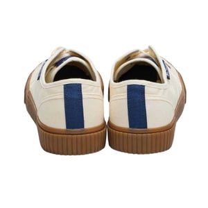 Ben Sherman Canvey canvas sneakers voor heren (Gebroken wit)