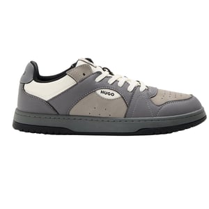 Hugo Hadrian Tenn Pugr herensneakers (Medium Grijs)