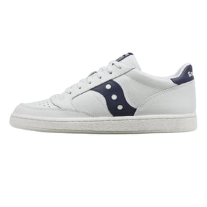 Saucony Dames/Dames Jazz Leren Cupsole Trainers (Wit, Marine)