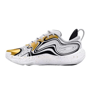 Under Armour Heren Spawn 6 Leer Basketbalschoenen (Wit)