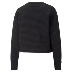 Under Armour Dames/Dames Unstoppable Quilted Drop Shoulder Regular Trui met lange mouwen (Zwart)
