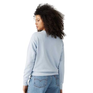 Levis Dames-sweatshirt met lange mouwen en verlaagde schouders in Heritage-stijl (Niagara Blauw)