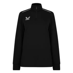 Castore AMC-sweatshirt met lange mouwen voor dames (Zwart)