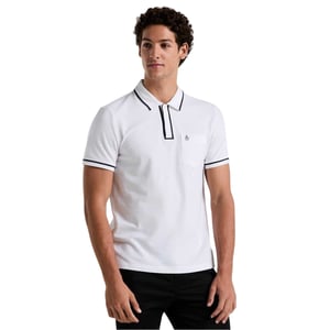 Original Penguin Heren Regular Poloshirt (Helder wit)
