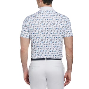 Original Penguin Heren Retro Golf Poloshirt (Helder wit)