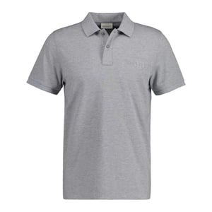 Gant Heren Shield Poloshirt met Korte Mouwen (Grijs)
