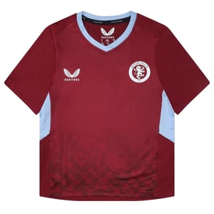 Castore Kinder/Kids 22/23 Aston Villa FC Wedstrijd thuistrui (Rood)