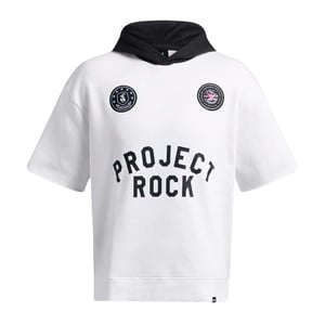 Under Armour Heren Project Rock Relaxed Fit Hoodie (Wit)