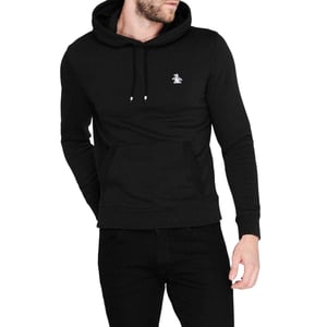 Original Penguin Heren Popover Hoodie (Zwart)