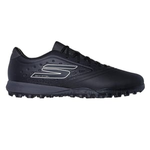 Skechers Heren Razor Snug Fit Kunstgras Voetbalschoenen (Zwart/Zilver)
