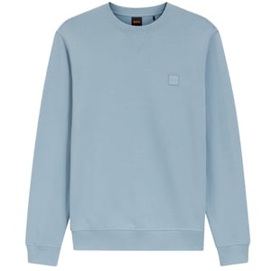 Boss Heren Westart Premium Katoenen Sweatshirt met Crew Hals (Blauw)