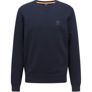 Boss Heren Westart Premium Katoenen Sweatshirt met Crew Hals (Marine)