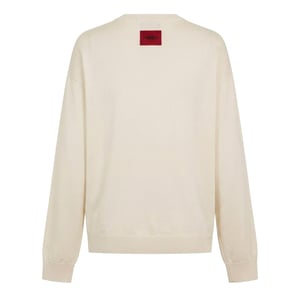 Hugo Geribd uniseks sweatshirt voor volwassenen (Wit)