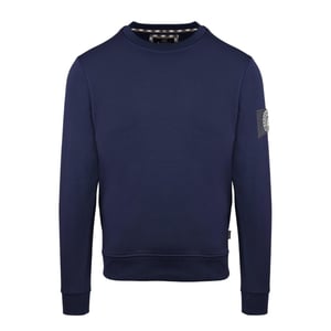 Aquascutum Heren Patch Sweatshirt (Marine)