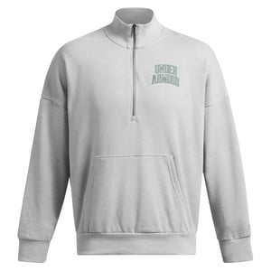 Under Armour Heren Icon Quarter Zip Relaxed Fit Sweatshirt (Grijs)